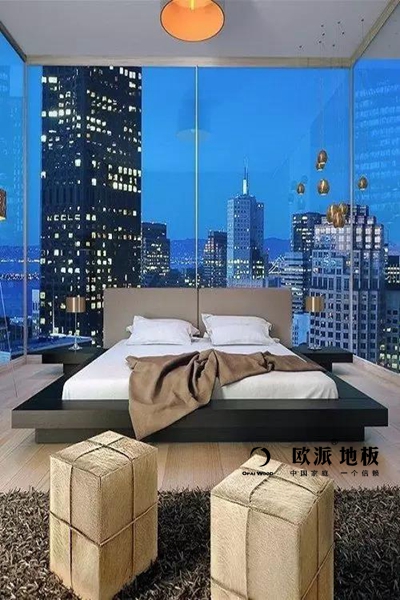 落地窗和木地板的結合！